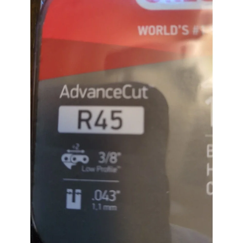 Oregon Advance Cut R45 12-inch (30cm) Saw Chain 45 Links 3/8
